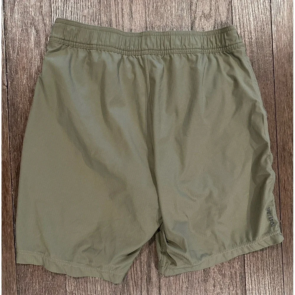 Prana Shorts Men's Stretch Performance Lined Activewear‎ Green Sz S